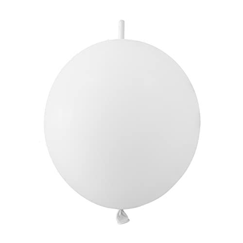 IN-JOOYAA 12 Zoll 60 Stück Weißer Latex Schnellverbindungsballon für Partydekoration IN-JOOYAA 12 Zoll 60 Stück Weißer Latex Schnellverbindungsballon für Partydekoration von IN-JOOYAA