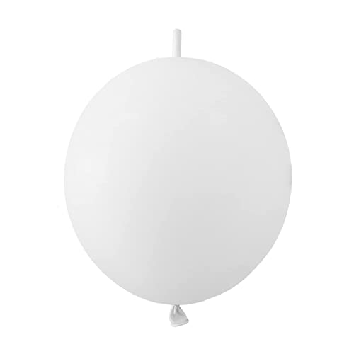 IN-JOOYAA 30,5 cm, weißer Ballon mit Verbindungselementen, 100 Stück, für Party-Dekoration IN-JOOYAA 30,5 cm, weißer Ballon mit Verbindungselementen, 100 Stück, für Party-Dekoration von IN-JOOYAA
