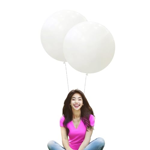 IN-JOOYAA 5 Stück 60 cm weiß Latexballons Macaron Pink Dicke große Ballons für Fotoshooting Hochzeit Babyparty Geburtstag Party Dekorationen IN-JOOYAA 5 Stück 60 cm weiß Latexballons Macaron Pink Dicke große Ballons für Fotoshooting Hochzeit Babyparty Geburtstag Party Dekorationen von IN-JOOYAA