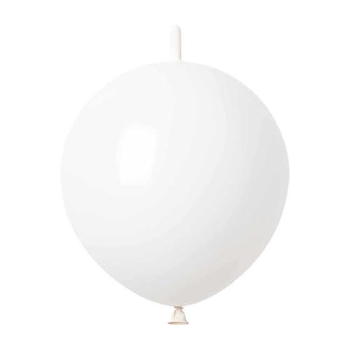 IN-JOOYAA 6 Zoll 100 Stück Weißer Netzballon Schnellverbindungsballon für Partydekoration IN-JOOYAA 6 Zoll 100 Stück Weißer Netzballon Schnellverbindungsballon für Partydekoration von IN-JOOYAA