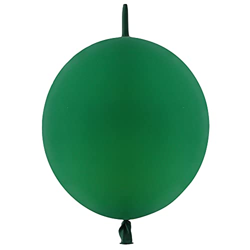 IN-JOOYAA Kleiner Dunkelgrün Quick Link Latex Ballon 6 "100 Pieces Grüner Ballon für Partydekoration von IN-JOOYAA