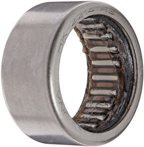 INA HK2214RS Nadellager, Käfig-Ziehbecher, Außenring und Rolle, Stahlkäfig, offenes Ende, Einzeldichtung, metrisch, 22 mm ID, 28 mm OD, 14 mm Breite, 8000 U/min maximale Drehgeschwindigkeit von INA