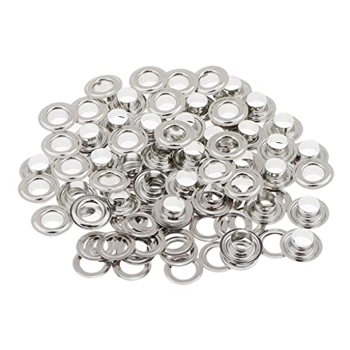 50 Sets Metallösen mit Unterlegscheibe Leder Handwerk Reparatur Kleidung Zubehör von INACMWIH