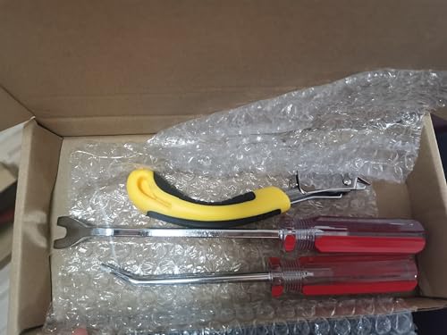 INBWENH 3-teiliges Polsterklammerentferner, Nagelentferner, Werkzeug-Set inkl. Reißzwecken, Teppichentferner, Entfernen von Klammern von Baumöbeln, Böden, Wänden, Holz INBWENH 3-teiliges Polsterklammerentferner, Nagelentferner, Werkzeug-Set inkl. Reißzwecken, Teppichentferner, Entfernen von Klammern von Baumöbeln, Böden, Wänden, Holz von INBWENH
