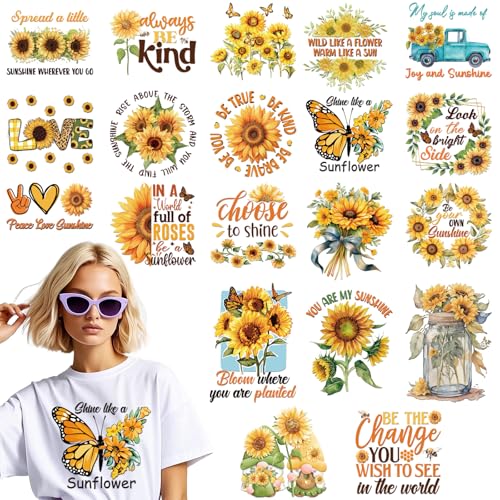 INCOK Bibelvers DTF Transfers, bereit zum Drücken, 20 Blatt, christliche Sonnenblume, Aufkleber zum Aufbügeln, für T-Shirts, inspirierende Aufkleber zum Aufbügeln, für Kissenbezüge, Kleidung, Jacken INCOK Bibelvers DTF Transfers, bereit zum Drücken, 20 Blatt, christliche Sonnenblume, Aufkleber zum Aufbügeln, für T-Shirts, inspirierende Aufkleber zum Aufbügeln, für Kissenbezüge, Kleidung, Jacken von INCOK