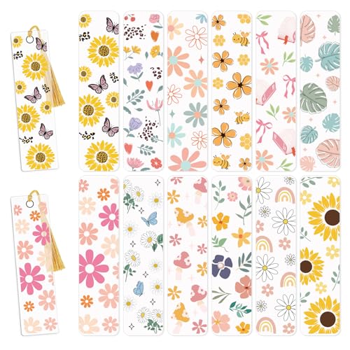 INCOK Reiben Sie auf Transfers zum Basteln – 24 Blatt Blumen, Sonnenblume, UV-DTF, Acryl, blanko, Lesezeichen, Gänseblümchen, Schmetterling, doppelseitiges Lesezeichen, UVDTF-Aufkleber für INCOK Reiben Sie auf Transfers zum Basteln – 24 Blatt Blumen, Sonnenblume, UV-DTF, Acryl, blanko, Lesezeichen, Gänseblümchen, Schmetterling, doppelseitiges Lesezeichen, UVDTF-Aufkleber für von INCOK