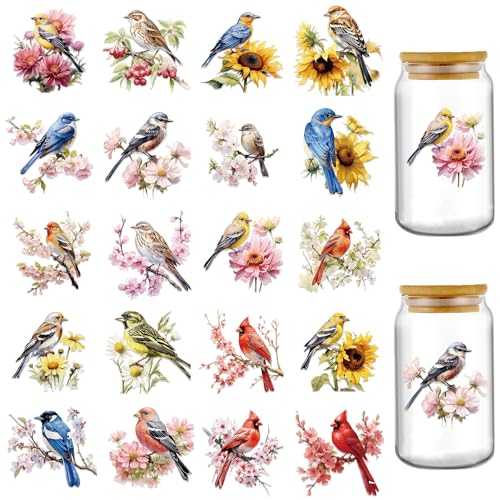INCOK Rub-on-Aufkleber zum Basteln – 20 Blatt Weihnachten Vintage rote Vogel Blumen UV DTF Aufkleber für 473 ml Glasbecher, Cardinal Daisy Floral Mug Wraps Decals Winter Aesthetic DIY Geschenke INCOK Rub-on-Aufkleber zum Basteln – 20 Blatt Weihnachten Vintage rote Vogel Blumen UV DTF Aufkleber für 473 ml Glasbecher, Cardinal Daisy Floral Mug Wraps Decals Winter Aesthetic DIY Geschenke von INCOK