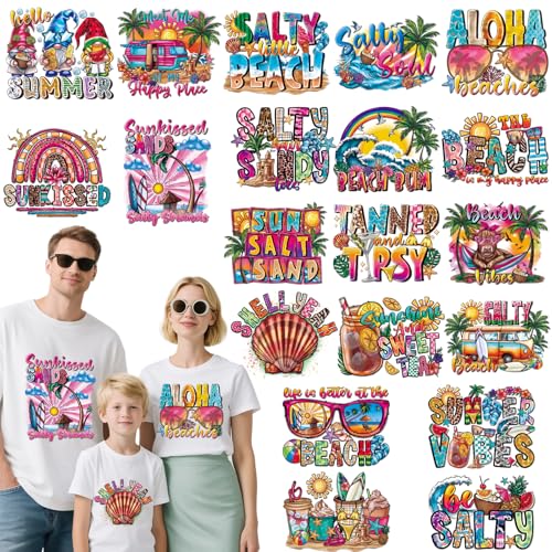 INCOK Summer DTF Transfers, bereit zum Drücken, Weihnachten, 20 Blatt, Strand, Hochlandkuh, Leopard für Kleidung, zum Aufbügeln auf Vinyl-Design, Muschel, Bügelbilder für T-Shirt, Hoodie, Rucksack INCOK Summer DTF Transfers, bereit zum Drücken, Weihnachten, 20 Blatt, Strand, Hochlandkuh, Leopard für Kleidung, zum Aufbügeln auf Vinyl-Design, Muschel, Bügelbilder für T-Shirt, Hoodie, Rucksack von INCOK