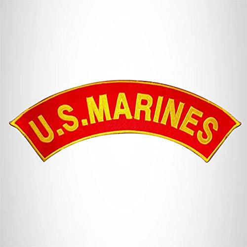 U.S Marines Patch Top Rocker für Jacke Weste Motorrad Biker Marines Patches von IND STURGIS