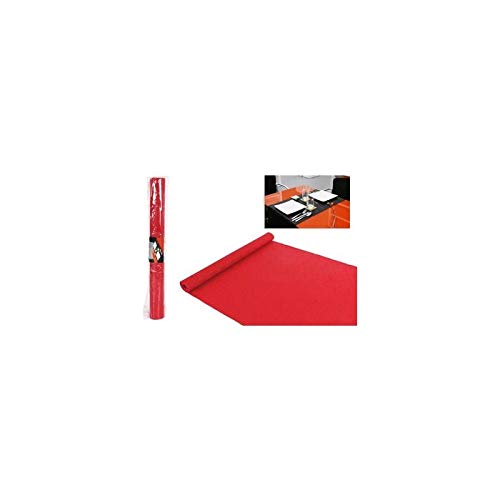 Tischläufer PVC (45x150cm) rot von INDE