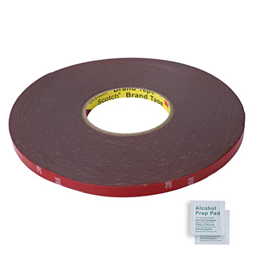 3M 4229P doppelseitiges Klebeband Klebestreifen Klebepads Extra stark Schwerlast Acryl Schaumband Hochleistungsklebeband Montageband (3M 4229P, 20mm x 33meter) von INDIAN STORE 24