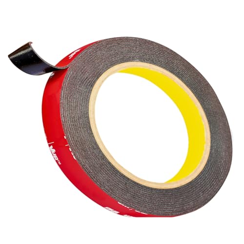 INDIAN STORE 24 3 M V HB 5952 Doppelseitiges Klebeband, Hochleistungsmontage Wasserdichtes Schaumband für Wand- und LED-Lichtbänder, Auto- Wohn-Bürodekor, Steckdose (25mm x 3meter) von INDIAN STORE 24
