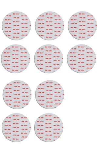 VHB 4905 Doppelseitiges Klebeband, Hochleistungsmontage Wasserdichtes Schaumband für Wand- und LED-Lichtbänder, Auto- Wohn-Bürodekor, Steckdose (50 mm diameter_10 piece/bag) von INDIAN STORE 24