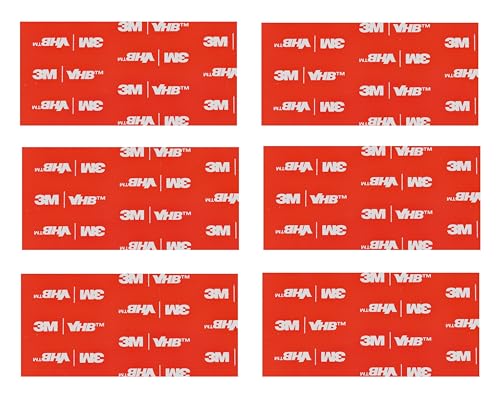 INDIAN STORE 24 VHB 4910 Doppelseitiges Klebeband, Hochleistungsmontage Wasserdichtes Schaumband für Wand- und LED-Lichtbänder, Auto- Wohn-Bürodekor, Steckdose (25mm x 50mm_6 pads/bag) INDIAN STORE 24 VHB 4910 Doppelseitiges Klebeband, Hochleistungsmontage Wasserdichtes Schaumband für Wand- und LED-Lichtbänder, Auto- Wohn-Bürodekor, Steckdose (25mm x 50mm_6 pads/bag) von INDIAN STORE 24