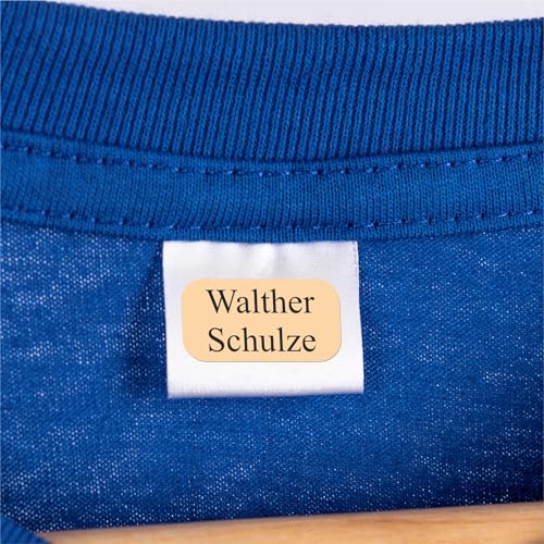 INDIGOS UG - 120 Wäscheetiketten - sand - für Pflegeheime & Altenheime - personalisiert - Wunschtext - Name Namensschilder - Kleidung - Gegenstände waschmaschinenfest - Namensaufkleber - aufkleben INDIGOS UG - 120 Wäscheetiketten - sand - für Pflegeheime & Altenheime - personalisiert - Wunschtext - Name Namensschilder - Kleidung - Gegenstände waschmaschinenfest - Namensaufkleber - aufkleben von INDIGOS UG