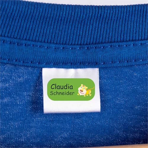 INDIGOS UG 60 Namensaufkleber Textilien - selbstklebend - 23 x 12 mm - personalisierbar - Wäscheetikett INDIGOS UG 60 Namensaufkleber Textilien - selbstklebend - 23 x 12 mm - personalisierbar - Wäscheetikett von INDIGOS