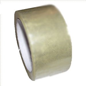 INDIGOS UG Klebeband Packband transparent, Leise abrollbar, 50 mm x 66 m von INDIGOS UG