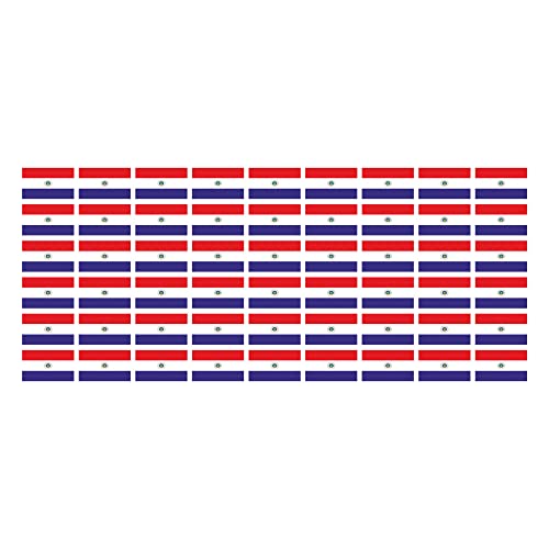 Indigos UG Paraguay Aufkleber Fahne - glatt - Miniflaggen - 54 Stück - 20x12mm - selbstklebende Folie - Mini Sticker - Minifahnen - Flagge für Auto, Laptop, Modellbau Indigos UG Paraguay Aufkleber Fahne - glatt - Miniflaggen - 54 Stück - 20x12mm - selbstklebende Folie - Mini Sticker - Minifahnen - Flagge für Auto, Laptop, Modellbau von INDIGOS UG