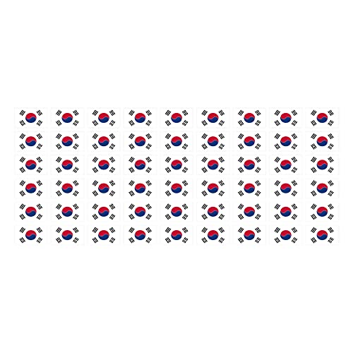 Indigos UG Südkorea Aufkleber Fahne - glatt - Miniflaggen - 54 Stück - 20x12mm - selbstklebende Folie - Mini Sticker - Minifahnen - Flagge für Auto, Laptop, Modellbau Indigos UG Südkorea Aufkleber Fahne - glatt - Miniflaggen - 54 Stück - 20x12mm - selbstklebende Folie - Mini Sticker - Minifahnen - Flagge für Auto, Laptop, Modellbau von INDIGOS UG