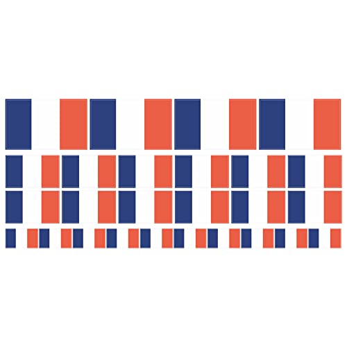 Indigos UG Frankreich Aufkleber Fahne - glatt - Miniflaggen - Set of 26-4x 51x31mm+ 12x 33x20mm + 10x 20x12mm - selbstklebende Folie - Mini Sticker - Minifahnen - Flagge für Auto, Laptop, Modellbau Indigos UG Frankreich Aufkleber Fahne - glatt - Miniflaggen - Set of 26-4x 51x31mm+ 12x 33x20mm + 10x 20x12mm - selbstklebende Folie - Mini Sticker - Minifahnen - Flagge für Auto, Laptop, Modellbau von INDIGOS UG