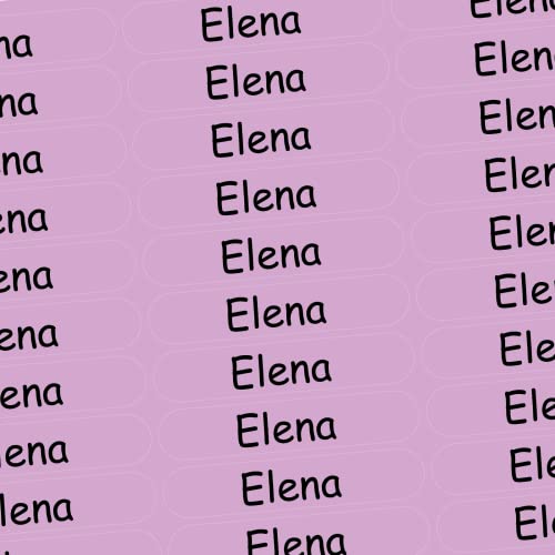 Namensaufkleber - Elena - rosa - 150 Stück - 36x7 mm mit dem Namen Ihrer Tochter - Mädchen - für Schule, Kindergarten, Hefte, Bücher - Stifte, Federmappe, Lineale - personalisiert Namensaufkleber - Elena - rosa - 150 Stück - 36x7 mm mit dem Namen Ihrer Tochter - Mädchen - für Schule, Kindergarten, Hefte, Bücher - Stifte, Federmappe, Lineale - personalisiert von INDIGOS