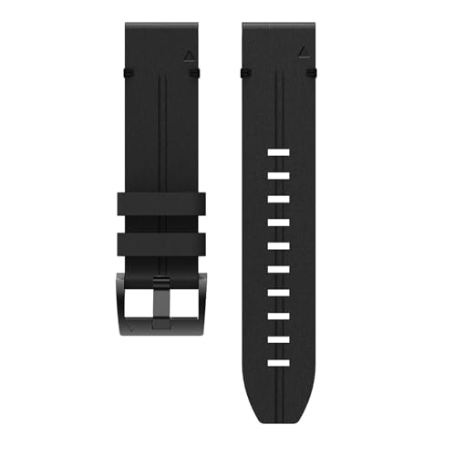 INEOUT Schnellverschluss einfach kompatibel mit Lederband kompatibel mit Garmin Fenix ​​7X 7 Tactix Delta-Band kompatibel mit FENIX6 6X PRO Fenix 5 5X Plus Epix-Armband(Black,for Fenix 6X Pro) von INEOUT
