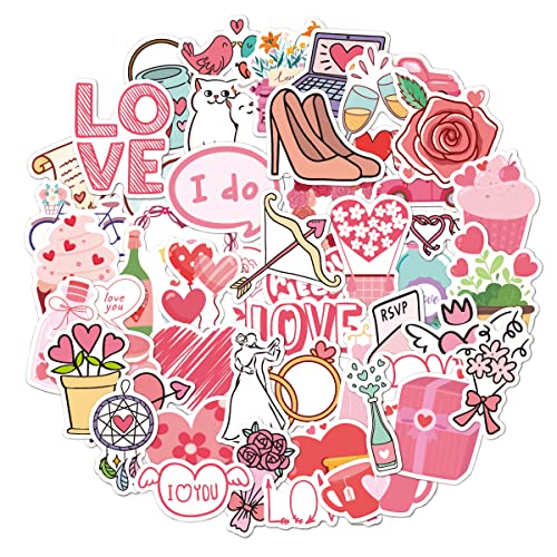 INF 50er-Pack Liebes-Herz-Aufkleber, entzückende und romantische Herzen Liebe Aufkleber Dekorieren Sticker INF 50er-Pack Liebes-Herz-Aufkleber, entzückende und romantische Herzen Liebe Aufkleber Dekorieren Sticker von INF