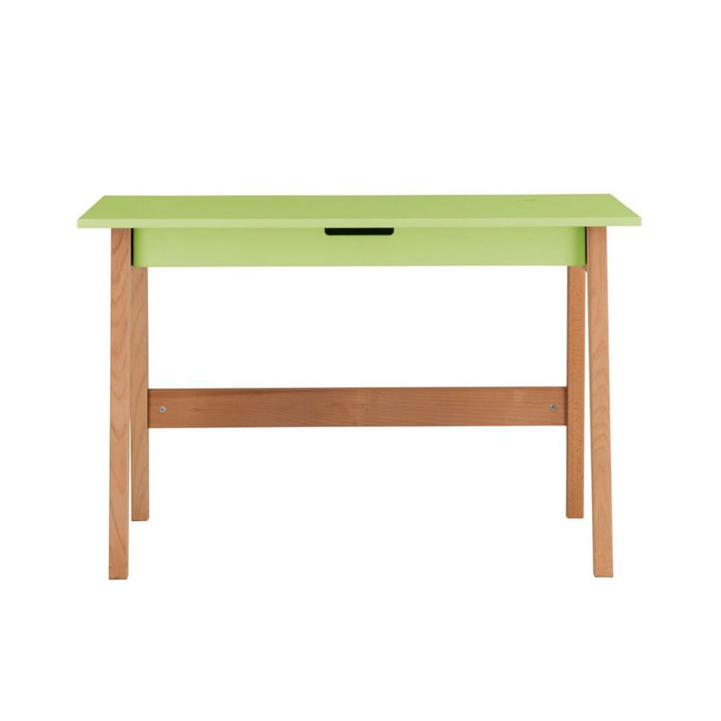 Schreibtisch Infanscolor 120 X 60 Cm (Farbe: Grün/Buche) von INFANSKIDS
