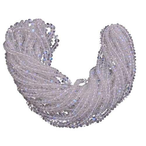 AAA+ Blauer Feuermondstein 3mm-4,5mm glatte Unterlegscheibe | 16 Zoll gerade | Natürlicher weißer Regenbogen-Edelstein, lose Perlen zur Schmuckherstellung AAA+ Blauer Feuermondstein 3mm-4,5mm glatte Unterlegscheibe | 16 Zoll gerade | Natürlicher weißer Regenbogen-Edelstein, lose Perlen zur Schmuckherstellung von INFINITY GEMS