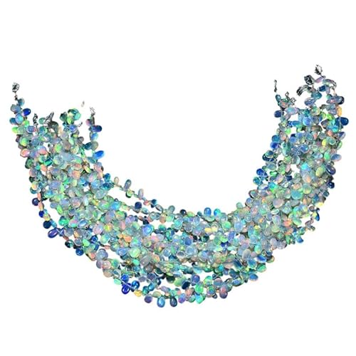 Natürlicher AAA+ äthiopischer Welo Opal Feuer 3x5mm–4x6mm Birnen glatte Briolette Perlen – Natürlicher Welo Opal Edelstein – 8 Zoll Strang zur Schmuckherstellung Natürlicher AAA+ äthiopischer Welo Opal Feuer 3x5mm–4x6mm Birnen glatte Briolette Perlen – Natürlicher Welo Opal Edelstein – 8 Zoll Strang zur Schmuckherstellung von INFINITY GEMS