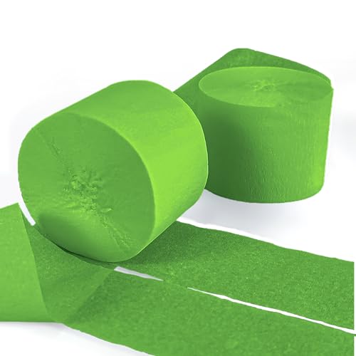 Krepppapier, grasgrün, Party-Luftschlangen für Geburtstag, Hochzeit, Festival, Ornament, Abschlussfeier, bunte Candyland-Party-Hintergrund, Regenbogen-DIY-Zubehör Krepppapier, grasgrün, Party-Luftschlangen für Geburtstag, Hochzeit, Festival, Ornament, Abschlussfeier, bunte Candyland-Party-Hintergrund, Regenbogen-DIY-Zubehör von INFITE