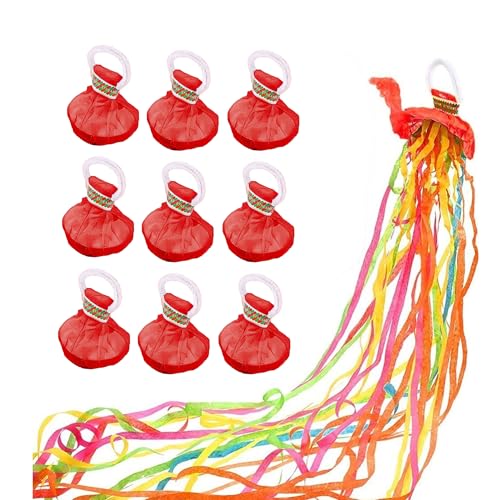 Wurfluftschlangen, handwerfen, Konfetti-Popper, Papierknallbonbons, 10 Stück, magischer Papierknallbonbon, romantische Konfetti-Luftschlangen für Hochzeit, Geburtstag, Party, Abschlussfeier, Feiern Wurfluftschlangen, handwerfen, Konfetti-Popper, Papierknallbonbons, 10 Stück, magischer Papierknallbonbon, romantische Konfetti-Luftschlangen für Hochzeit, Geburtstag, Party, Abschlussfeier, Feiern von INFITE