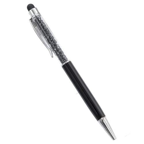 INFRI Kugelschreiber mit individuellem Logo, Diamant-Kristall-Kugelschreiber, personalisierbar, für Namen, Touchscreen-Stifte für Schule, Geschenke, Werbung, Metallstift, Schwarz, 10 Stück INFRI Kugelschreiber mit individuellem Logo, Diamant-Kristall-Kugelschreiber, personalisierbar, für Namen, Touchscreen-Stifte für Schule, Geschenke, Werbung, Metallstift, Schwarz, 10 Stück von INFRI