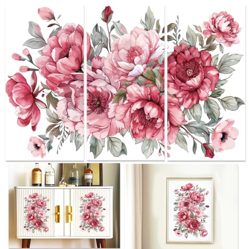 INFUNLY 3 Bogen Vintage Blumen Abziehbilder Zum Aufreiben Für Kunsthandwerk Und Möbel 6x12" Vintage Abziehbilder Mit Blumenmotiven Zum Aufreiben Wandaufkleber Zum Aufreiben Wasserfest Für Scrapbook DI INFUNLY 3 Bogen Vintage Blumen Abziehbilder Zum Aufreiben Für Kunsthandwerk Und Möbel 6x12" Vintage Abziehbilder Mit Blumenmotiven Zum Aufreiben Wandaufkleber Zum Aufreiben Wasserfest Für Scrapbook DI von INFUNLY