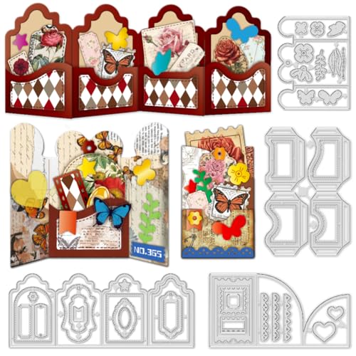 INFUNLY 43 Stück Etikettenschlitz-Stanzformen für Kartenherstellung, Etikettenanhänger, Metall-Stanzformen, Schlitze, genähte Schlitze, Tag-Prägeschablone für DIY, Scrapbooking, Basteln, Album, Papier INFUNLY 43 Stück Etikettenschlitz-Stanzformen für Kartenherstellung, Etikettenanhänger, Metall-Stanzformen, Schlitze, genähte Schlitze, Tag-Prägeschablone für DIY, Scrapbooking, Basteln, Album, Papier von INFUNLY