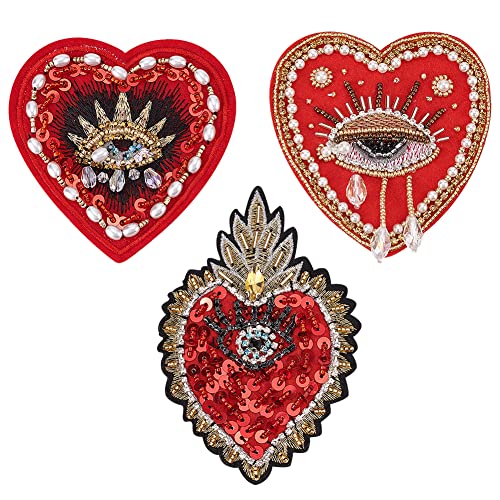 INFUNLY Böse Augen Herz Perlen Patches Strass Applikation Patches 3 Stil Pailletten Applikation Aufnäher Kristall Herz Patch Für Kleidung Jeans Jacken Handtasche Schuhe DIY Dekor INFUNLY Böse Augen Herz Perlen Patches Strass Applikation Patches 3 Stil Pailletten Applikation Aufnäher Kristall Herz Patch Für Kleidung Jeans Jacken Handtasche Schuhe DIY Dekor von INFUNLY