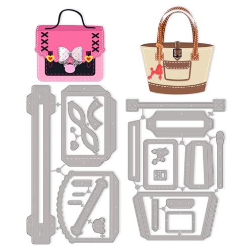 INFUNLY 2 Stück Handtaschen Stanzformen Zum Basteln von Karten Schultaschen Stanzformen Rucksack Metall Stanzformen Geldbörsen Stanzformen Schablonen Für DIY Scrapbooking Alben Prägungen Papierbasteln INFUNLY 2 Stück Handtaschen Stanzformen Zum Basteln von Karten Schultaschen Stanzformen Rucksack Metall Stanzformen Geldbörsen Stanzformen Schablonen Für DIY Scrapbooking Alben Prägungen Papierbasteln von INFUNLY