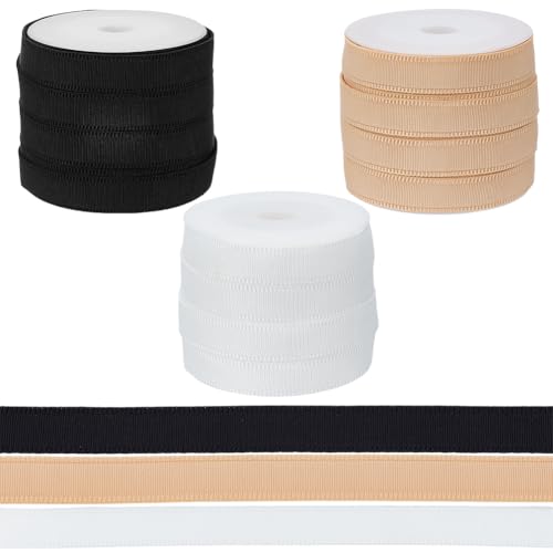 INFUNLY Korsett-Gehäuse, 3 Farben, Polyester-Stäbchen zum Nähen, 1,27 cm breite Ausbeinabdeckung, Nähknochengehäuse, Bekleidungszubehör, BH-Ausbeinwerkzeug für Korsetts, Brautkleider, Abendkleider INFUNLY Korsett-Gehäuse, 3 Farben, Polyester-Stäbchen zum Nähen, 1,27 cm breite Ausbeinabdeckung, Nähknochengehäuse, Bekleidungszubehör, BH-Ausbeinwerkzeug für Korsetts, Brautkleider, Abendkleider von INFUNLY
