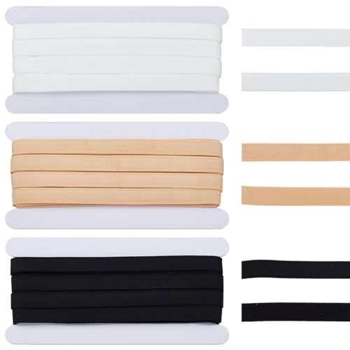 INFUNLY Korsett-Gehäuse, 3 Farben, Polyester-Stäbchen zum Nähen, 1,27 cm breite Ausbeinabdeckung, Nähknochengehäuse, Ersatz-BH-Abdeckband zum Nähen, Basteln, Hochzeitskleidung, 22,97 m INFUNLY Korsett-Gehäuse, 3 Farben, Polyester-Stäbchen zum Nähen, 1,27 cm breite Ausbeinabdeckung, Nähknochengehäuse, Ersatz-BH-Abdeckband zum Nähen, Basteln, Hochzeitskleidung, 22,97 m von INFUNLY