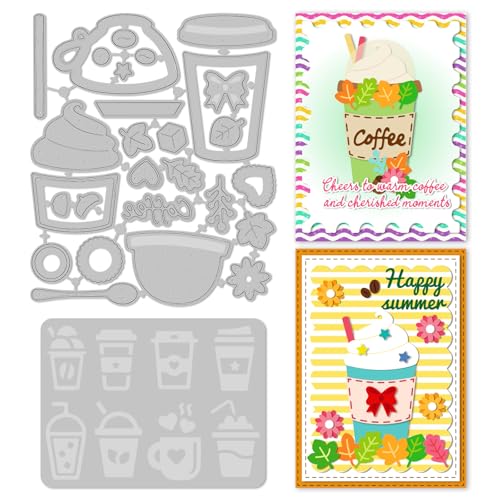 INFUNLY Stanzform Kaffeetasse Zum Basteln von Karten Metallstanzformen Für Eisbecher Dessert Kaffeeglas Stanzform Aus Karbonstahl Mit Kaffeemotiv Prägeschablonen Vorlage Für Basteln Scrapbooking INFUNLY Stanzform Kaffeetasse Zum Basteln von Karten Metallstanzformen Für Eisbecher Dessert Kaffeeglas Stanzform Aus Karbonstahl Mit Kaffeemotiv Prägeschablonen Vorlage Für Basteln Scrapbooking von INFUNLY