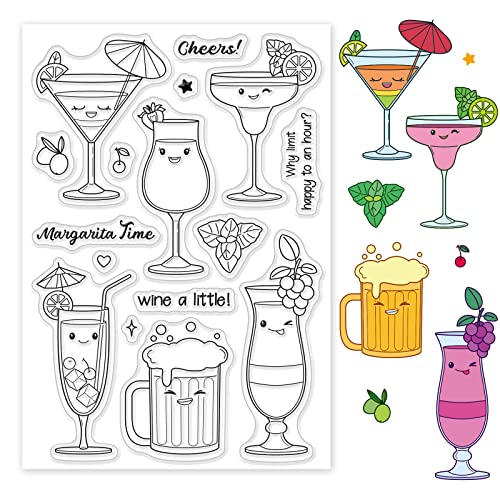 INFUNLY Summer Drink Klare Stempel Bier Silikonstempel Für Die Kartenherstellung Stempel Für Journaling Kartenherstellung Dekoration Und DIY Scrapbooking INFUNLY Summer Drink Klare Stempel Bier Silikonstempel Für Die Kartenherstellung Stempel Für Journaling Kartenherstellung Dekoration Und DIY Scrapbooking von INFUNLY