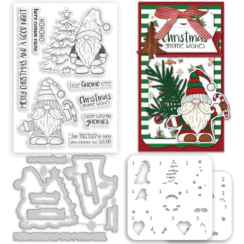 INFUNLY Transparente Stempel und Stanzschablonen für Weihnachten, Weihnachtsbaum, Malvorlage für Kartenherstellung, Urlaubswörter, Silikonstempel, Weihnachtswichtel, Stanzformen, Zeichnen INFUNLY Transparente Stempel und Stanzschablonen für Weihnachten, Weihnachtsbaum, Malvorlage für Kartenherstellung, Urlaubswörter, Silikonstempel, Weihnachtswichtel, Stanzformen, Zeichnen von INFUNLY