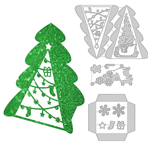 INFUNLY Weihnachten Pralinenschachtel Stanzteile DIY 3D Geschenkbox Metall Stanzform Weihnachtsbaum Form Favor Box Stanzformen Für Weihnachtsfeier Valentinstag Halloween Geburtstagsdeko INFUNLY Weihnachten Pralinenschachtel Stanzteile DIY 3D Geschenkbox Metall Stanzform Weihnachtsbaum Form Favor Box Stanzformen Für Weihnachtsfeier Valentinstag Halloween Geburtstagsdeko von INFUNLY