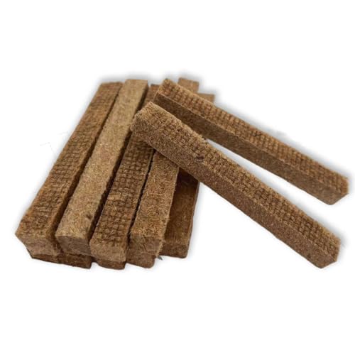 INGJIA 10 Stück Dauerdocht für Wachsfresser, Dicke Outdoor Schmelzfeuer Kerzenwick (10 * 10 * 90mm) von INGJIA