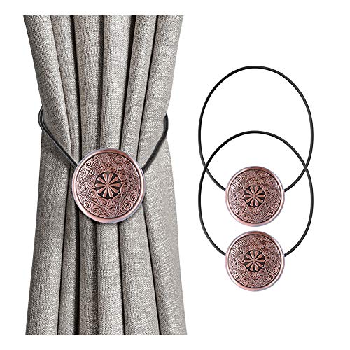 INHDBOX Magnetische Vorhang Raffhalter, Europäer Retro Vorhang Clips Seil Rückwärtige Vorhang Halter Schnallen Vorhang Binder Gardinenhalter 2 Stück für Haus Büro Dekoration INHDBOX Magnetische Vorhang Raffhalter, Europäer Retro Vorhang Clips Seil Rückwärtige Vorhang Halter Schnallen Vorhang Binder Gardinenhalter 2 Stück für Haus Büro Dekoration von INHDBOX