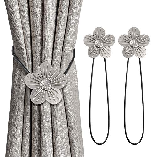 INHDBOX Magnetische Vorhang Raffhalter Kreativ Vorhang Clips Seil Rückwärtige Vorhang Halter Schnallen Vorhang Binder Gardinenhalter für Haus Dekoration 2 Stück INHDBOX Magnetische Vorhang Raffhalter Kreativ Vorhang Clips Seil Rückwärtige Vorhang Halter Schnallen Vorhang Binder Gardinenhalter für Haus Dekoration 2 Stück von INHDBOX