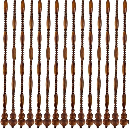 ININOSNP Natürliche Perlen Holzschliffkristall Dekoration Wohnzimmer Verschiedene Größen zur individuellen Gestaltung erhältlich(70x125cm-21 Roots) von ININOSNP