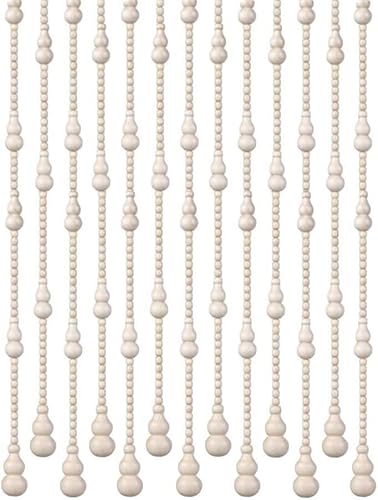 ININOSNP Natürliche Perlen Vorhänge, Perlenvorhänge, Kürbisform, Cut-Off-Stil, Türvorhänge, Eingangsdekorationen, Wohnzimmer, Verschiedene Größen, anpassbar.(90x155cm-25 Roots) von ININOSNP