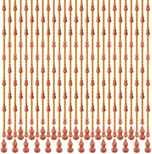 ININOSNP Natürliche Perlen Vorhänge Perlenvorhänge for den Eingang, hängende Vorhänge, nagelfreie Installation, anpassbar in Mehreren Größen(35 strands-140x212cm) von ININOSNP