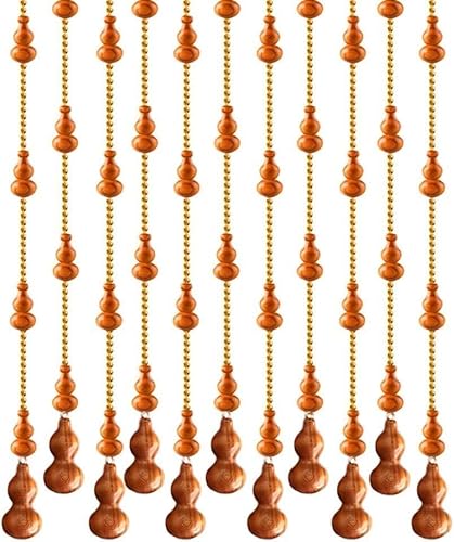 ININOSNP Natürliche Perlen Vorhangperlen, Türvorhang aus Holzkürbis, auf Maß zugeschnitten, for den Heimgebrauch, in Mehreren Größen erhältlich, individuell anpassbar.(120x198cm-29 Roots) von ININOSNP